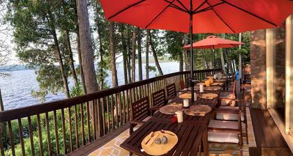 Private Island Getaway for Family and Group Glamping on Edge of Algonquin Park, Ontario