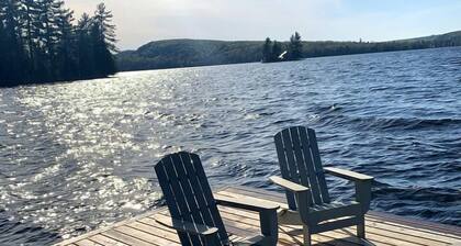 Private Island Getaway for Family and Group Glamping on Edge of Algonquin Park, Ontario