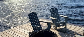 Private Island Getaway for Family and Group Glamping on Edge of Algonquin Park, Ontario