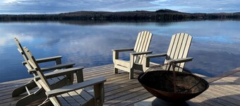 Private Island Getaway for Family and Group Glamping on Edge of Algonquin Park, Ontario