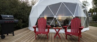 Canadian Glamping Escape in Pet-Friendly Beach Dome in Dunchurch, Ontario