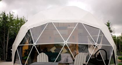 Getaways to the Canadian Countryside in this Lovely Dome Rental in Nova Scotia