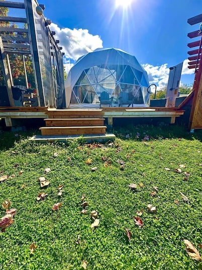 Getaways to the Canadian Countryside in this Lovely Dome Rental in Nova Scotia