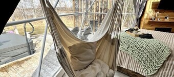 Getaways to the Canadian Countryside in this Lovely Dome Rental in Nova Scotia