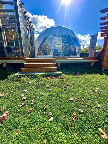 Getaways to the Canadian Countryside in this Lovely Dome Rental in Nova Scotia