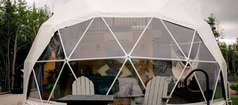 Getaways to the Canadian Countryside in this Lovely Dome Rental in Nova Scotia