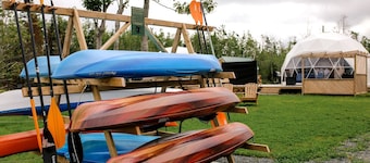 Nova Scotia Dome with Private Hot Tub for Relaxing Retreats in Antigonish, Canada