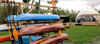 Nova Scotia Dome with Private Hot Tub for Relaxing Retreats in Antigonish, Canada