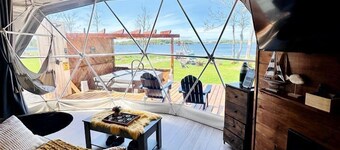 Nova Scotia Dome with Private Hot Tub for Relaxing Retreats in Antigonish, Canada