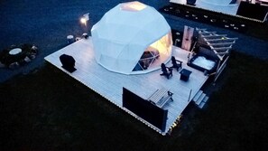 Exterior - Nova Scotia Dome with Private Hot Tub for Relaxing Retreats in Antigonish, Canada (Antigonish)