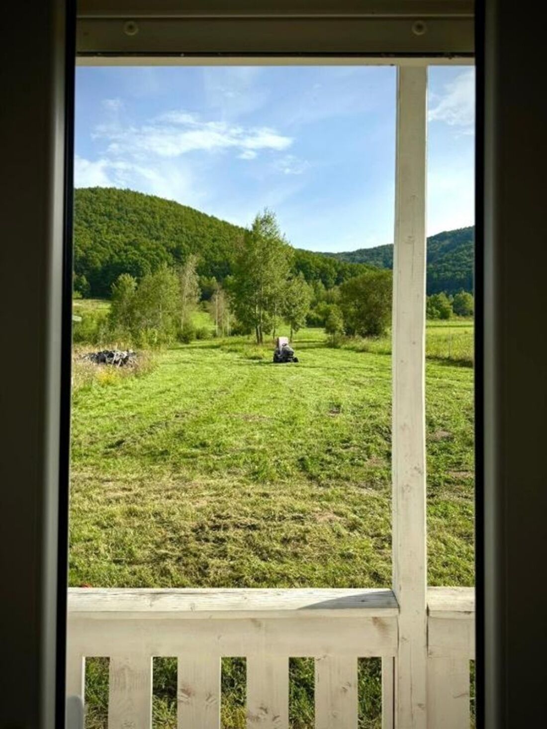 Familie tweepersoonskamer, balkon, uitzicht op bergen