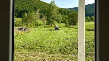 Quarto casal família, sacada, vista para a montanha | Parte interna