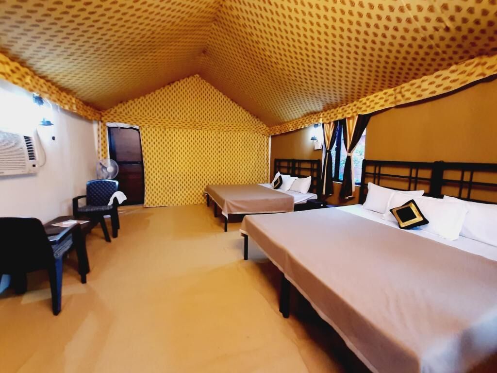 Phòng dành cho gia đình, ban công, quang cảnh vườn