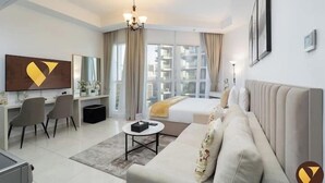 Studio Cao cấp, ban công, quang cảnh thành phố