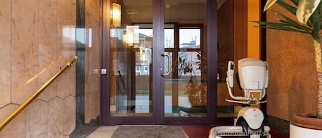 Interior entrance