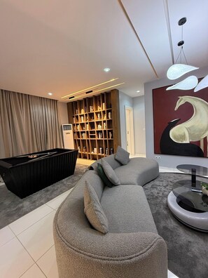 Comfort Apartment, Balcony, City View | Living area - Pimpmyhome Residence (Lagos)