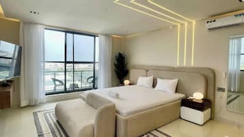 Comfort-Apartment, Balkon, Stadtblick