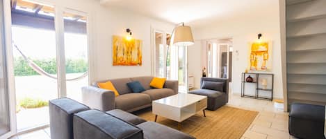 TV, video games, DVD player