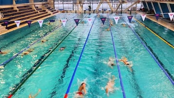 Indoor pool, open 8:00 AM to 5:00 PM, cabanas (surcharge)