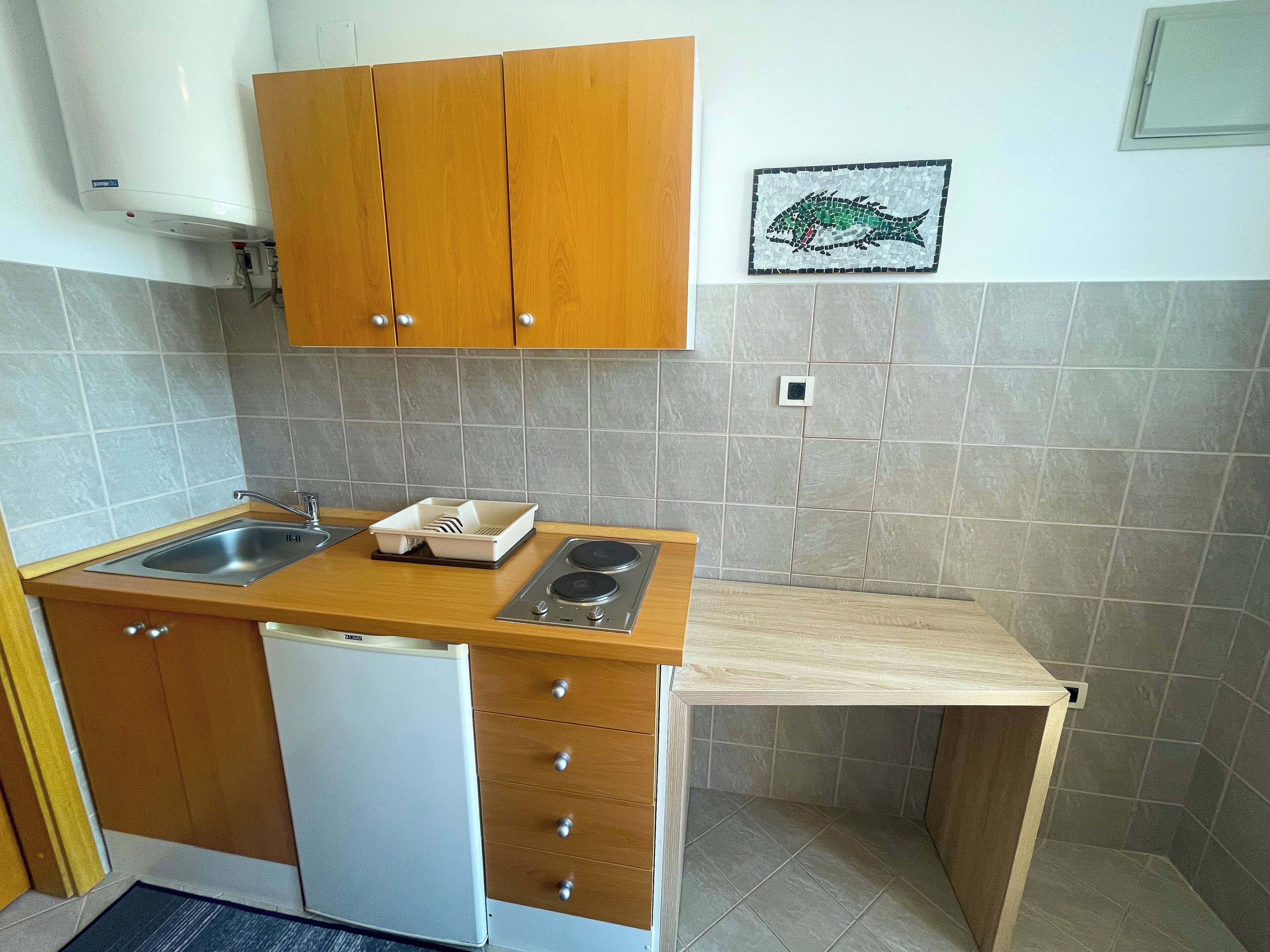 Studio, Sea View | Private kitchen