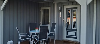 Holiday Home Apfelblüte in Swedish Style on Pellworm