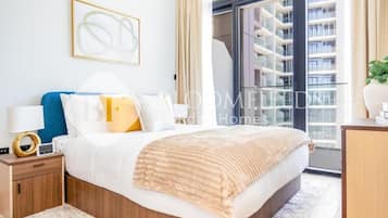 Apartment, Balkon, Stadtblick