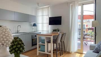 Appartement Deluxe, vue mer | Cuisine privée