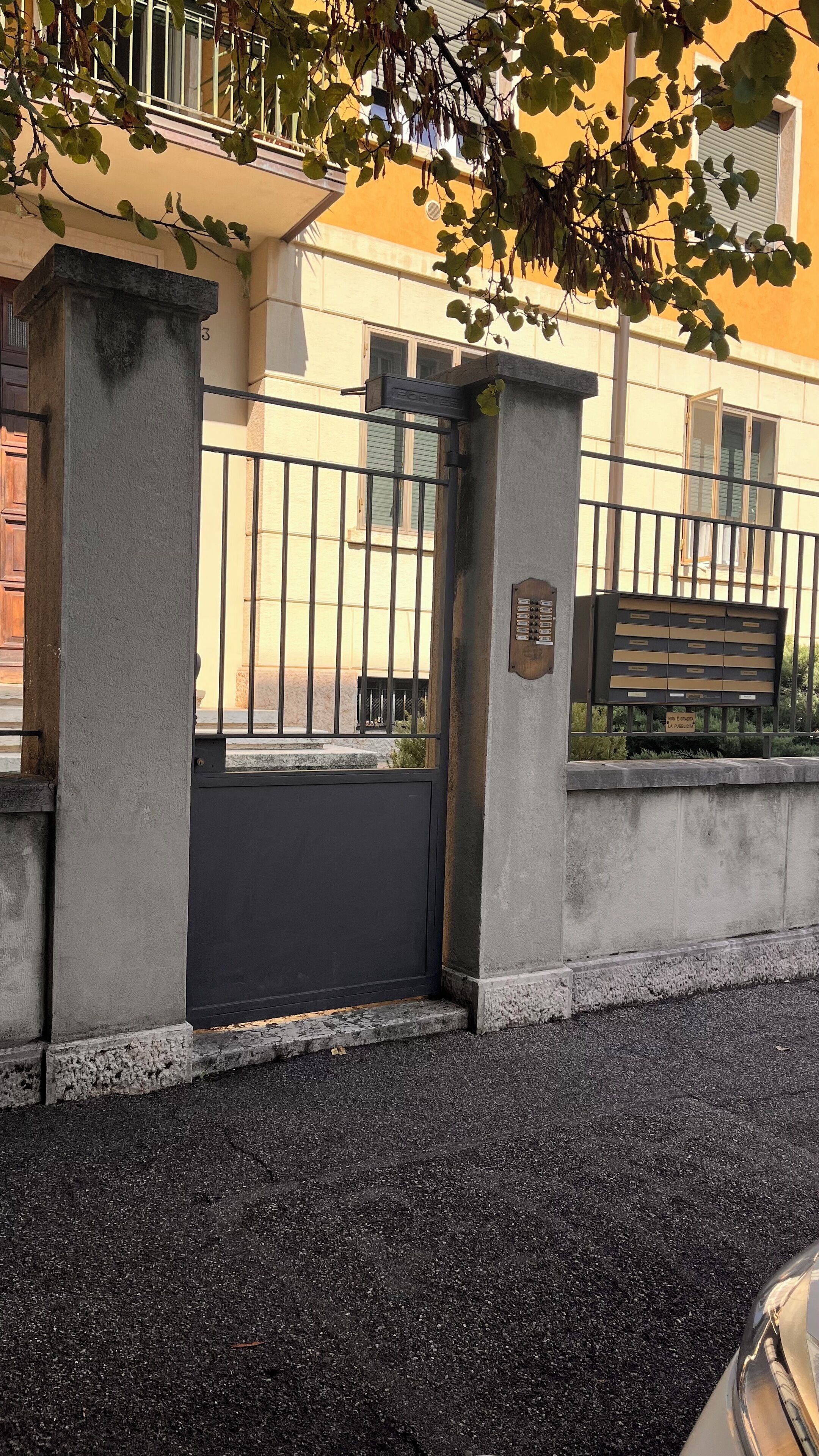 Majoituspaikan julkisivu