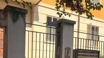 Majoituspaikan julkisivu