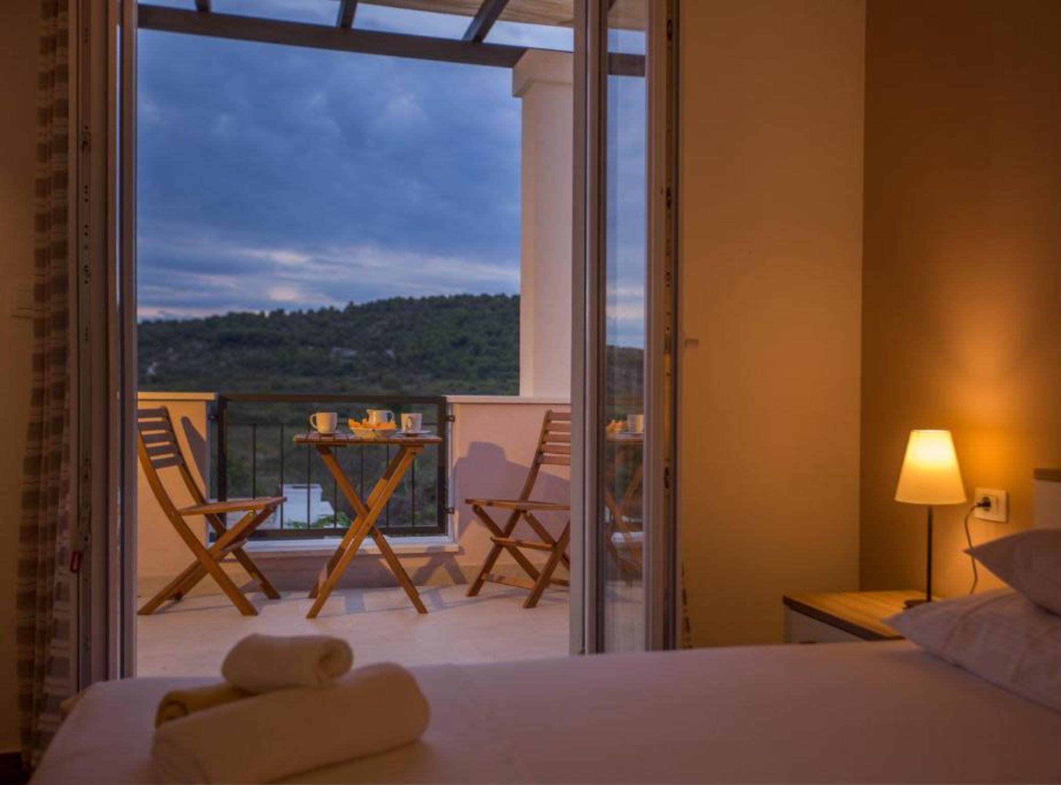 Vila (FourBedroom Villa with heated pool) | Vista do quarto