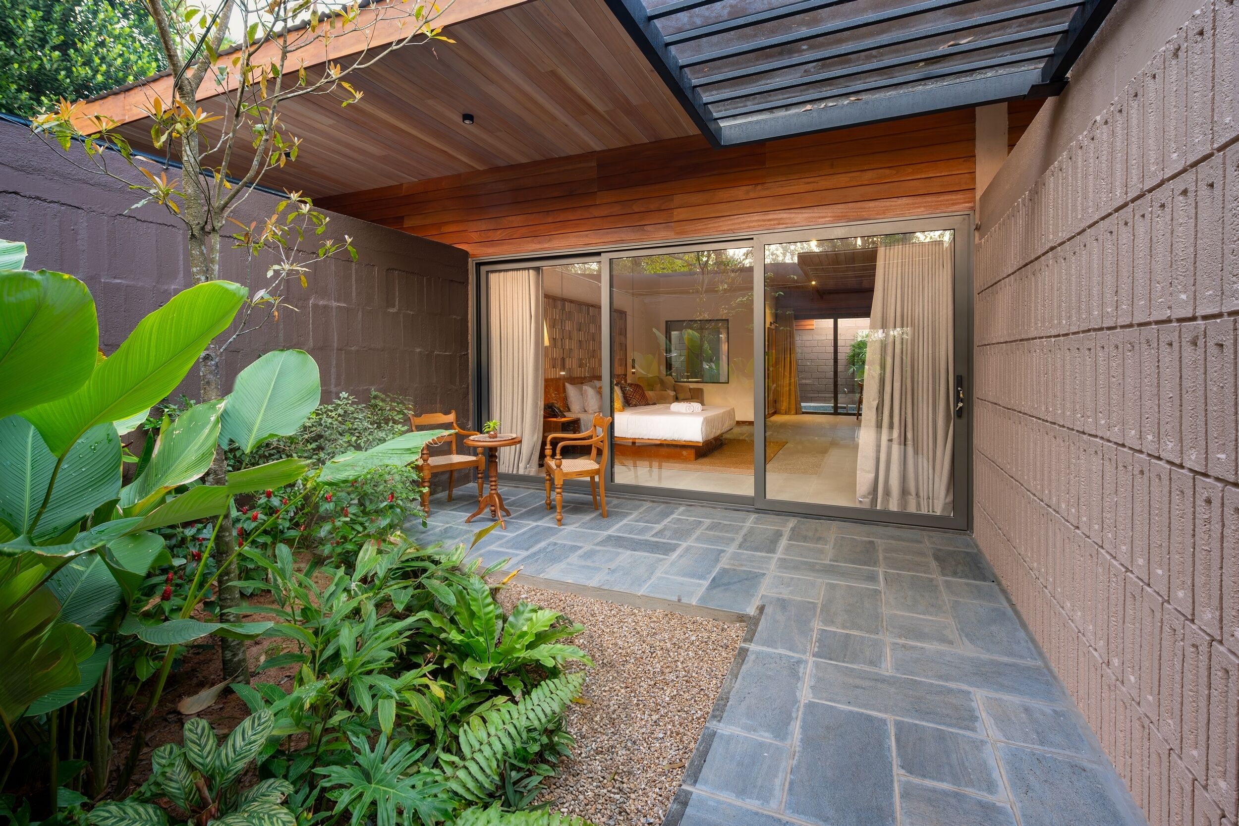 Premier Double Room, Private Pool, Garden View | Terrace/patio
