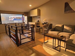 Executive Quadruple Room, 2 Queen Beds, Non Smoking, City View | Living area - URBAN VIBE BANGKOK (Bangkok)