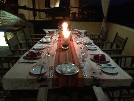 Habitación Deluxe doble, balcón | Zona para eventos al aire libre