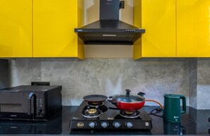 Apartment, Balkon, Gartenblick | Eigene Küche