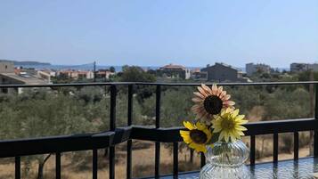 Perhehuoneisto, parveke, merinäköala | Näkymä majoituspaikasta