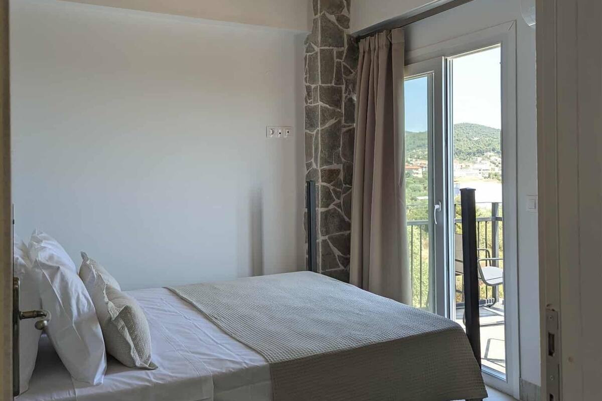 패밀리 아파트, 발코니, 바다 전망 | 노트북 작업 공간, 암막 커튼, 다리미/다리미판, 무료 WiFi