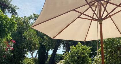 Charming mazet • Sea view facing Saint-Tropez