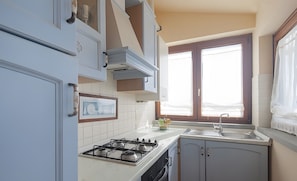 Fridge, oven, stovetop, dishwasher - Agriturismo I Borghi – Apartment Zenzero with Pool in San Gimignano (San Gimignano)