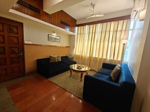 Studio Suite Mewah, pemandangan kota | Area keluarga