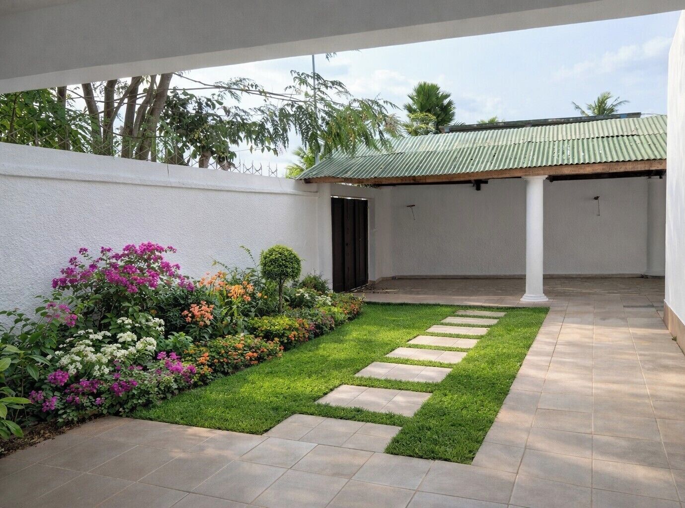 Enceinte de l’hébergement