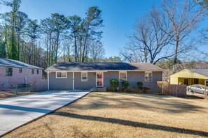 Front of property - 7 Mi to Dtwn Atl! Family-friendly Escape w/ Deck (Atlanta)