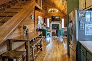 House (2 Bedrooms) | Interior - Hot Tub, Game Room & Projector: Blue Ridge Cabin! (Blue Ridge)