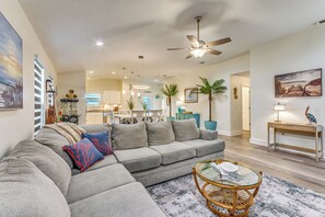 House (4 Bedrooms) | Interior - < 2 Mi to Navarre Beach: Group Home w/ Deck + Bar (Navarre)