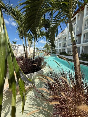Property grounds - Poniente 201 – Tropical Garden Apartment with Pools near Dominicus Beach (Dominicus)