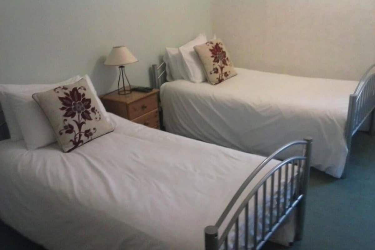 Chambre avec lits jumeaux | Fer et planche Ă repasser, Wi-Fi gratuit