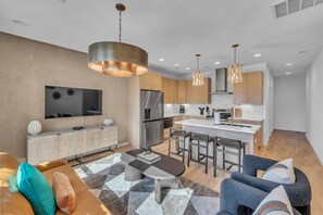Living area - Nashville Skyline Duo | 10BR/BA | Rooftop Hot Tub (Nashville)
