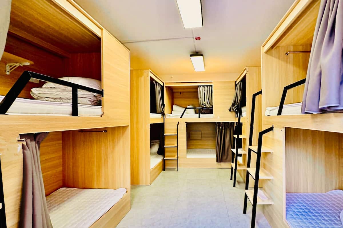 Desk, blackout drapes, free WiFi