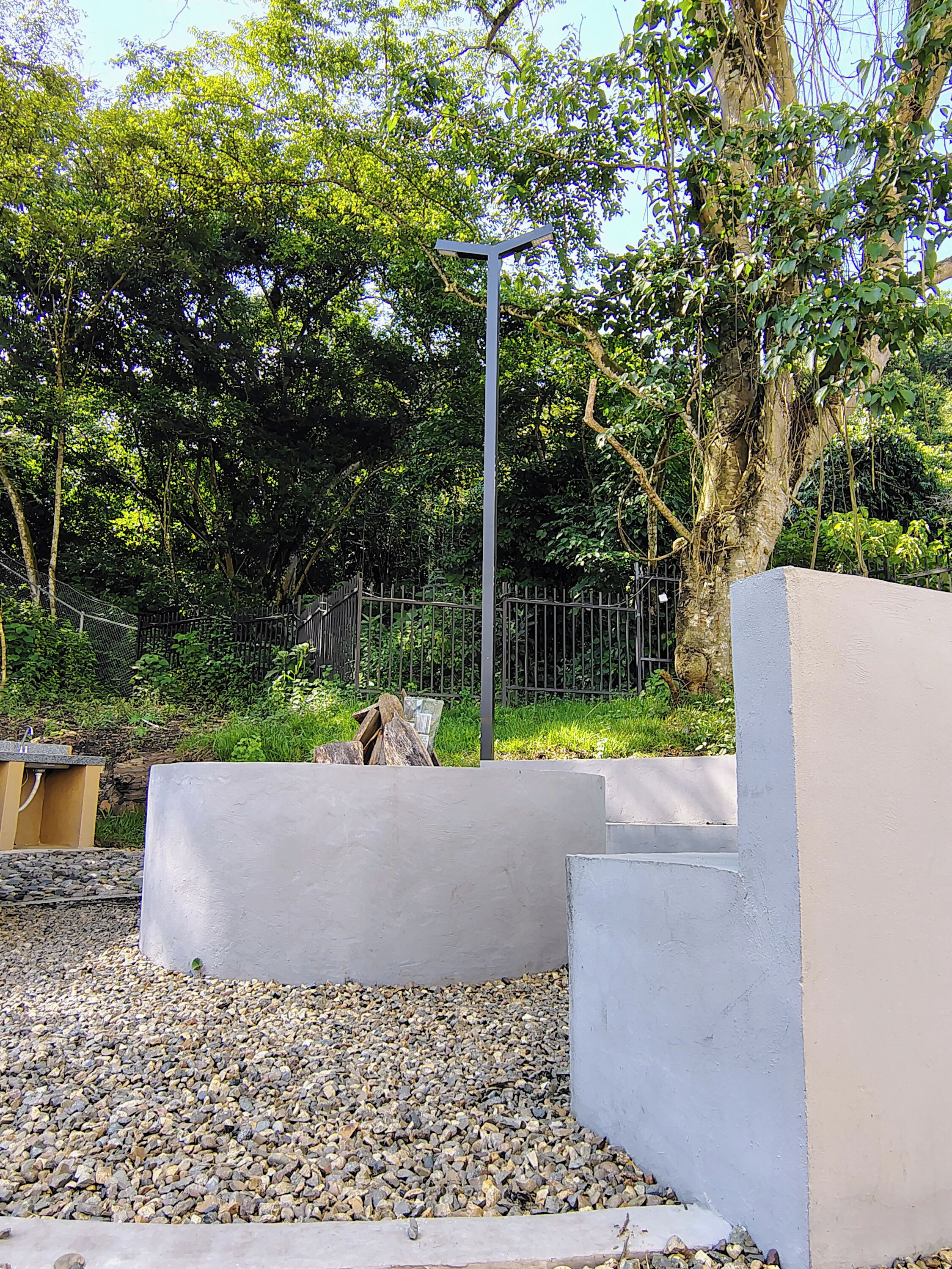 Enceinte de l’hébergement