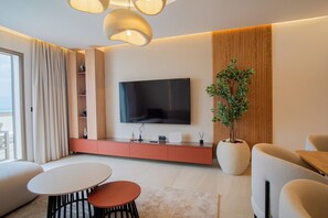 Interior - 3-bedroom penthouse, stunning beach front location, minutes to shopping, train, restaurants. (Tangier)