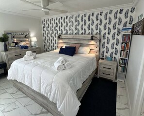 1 chambre, bureau, Wi-Fi, draps fournis